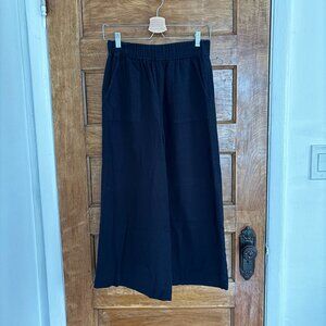 Laude the Label Everyday Pant in Black Cotton - S